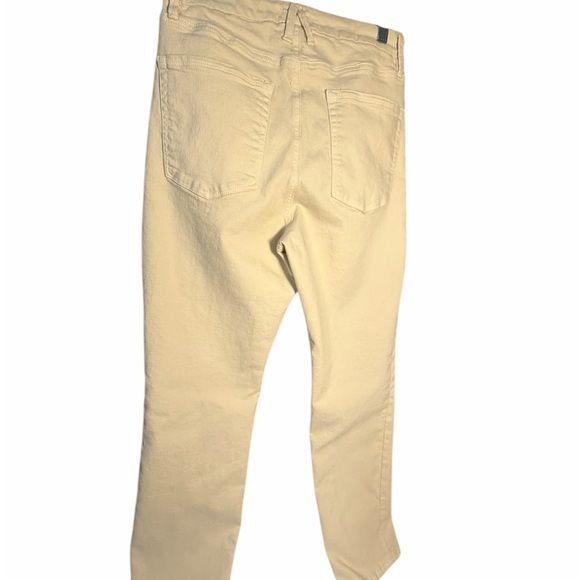 Good American 90s Icon Straight Leg Jeans Bone Cream Size 10 Neutral Denim - Picture 3 of 10